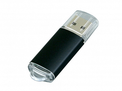 USB 3.0- флешка на 32 Гб с прозрачным колпачком (Черный)