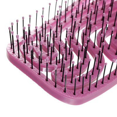 Щетка Dewal Beauty серия "Friendly", с нейлоновым штифтом, форма прямоугольная