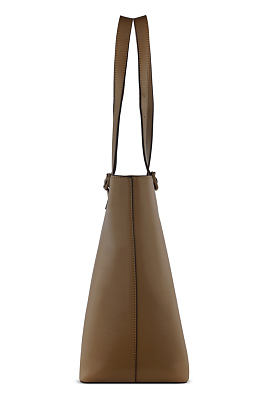 Сумка-шоппер женская BUGATTI Zita, коньячная, полиуретан, 47 x 18 x 35 см