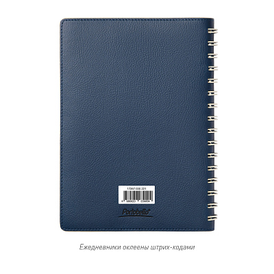 Ежедневник Виста (Vista) недатированный, синий/бежевый