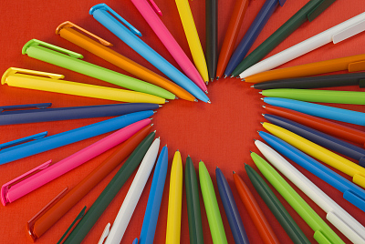 Ручка шариковая TRIAS SOFTTOUCH, желтый