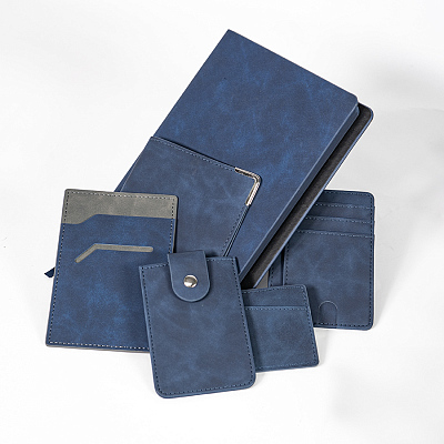 Чехол для карт Luma с 4 отделениями, темно-синий, PU