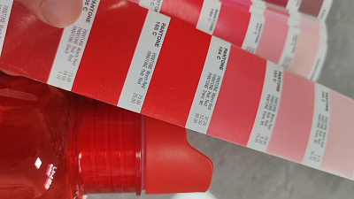 Бутылка для воды "Ариэль" 600 мл, красный