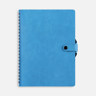 Ежедневник Strep Front на заказ, недатированный  (Голубой)