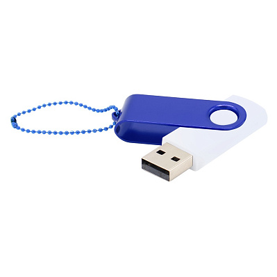 Флешка Designer To Go 2.0 USB 16Gb, белый/синий (Белый/ синий)