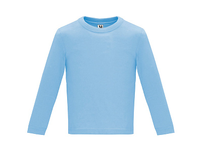 Футболка с длинным рукавом Baby детская (Небесно-голубой)