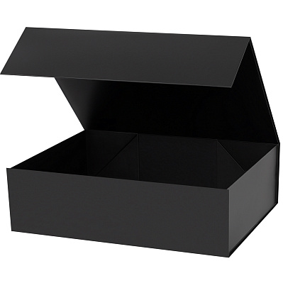 Подарочная коробка-трансформер большая, черная (Чёрный)