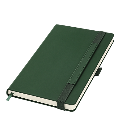 Ежедневник Альфа (Alpha) недатированный, зеленый/оливковый