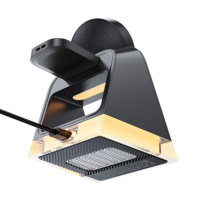 Беспроводное ЗУ ACEFAST E17 desktop 3-in-1 wireless charging holder