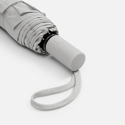 Зонт складной Cloudex, светло-серый