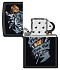 Зажигалка ZIPPO Darts с покрытием Black Matte, латунь/сталь, черная 38x13x57 мм - Фото 4