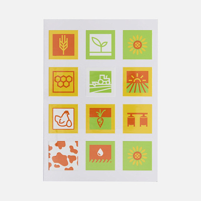 Стикерпак UV-DTF Industry сельское хозяйство