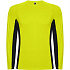 Спортивная футболка SHANGHAI L/S мужская, ФЛУОРЕСЦЕНТНЫЙ ЖЕЛТЫЙ/ЧЕРНЫЙ 2XL - Фото 1
