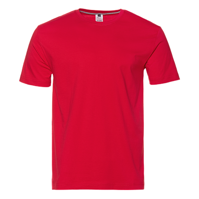 Футболка унисекс без бокового шва STAN хлопок 160, 02 (Красный)