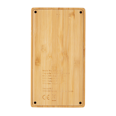 Экологичный внешний аккумулятор Bamboo, 4000 mAh