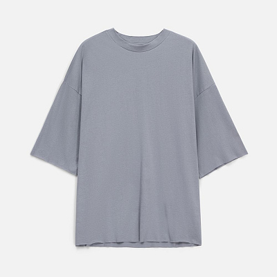 Футболка унисекс оверсайз T1, серая