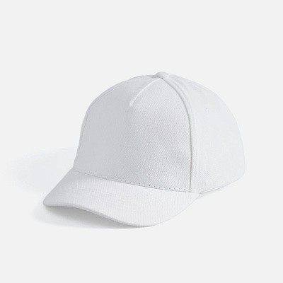 Бейсболка Long Beach, темно-фиолетовая (Белый)