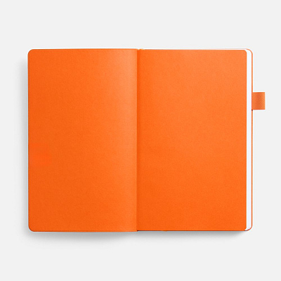 Ежедневник White Shall, недатированный, бело-оранжевый