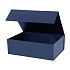 Подарочная коробка-трансформер средняя, синяя - Фото 1