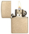 Зажигалка ZIPPO Armor™с покрытием Tumbled Brass, латунь/сталь, золотистая, матовая, 38x13x57 мм - Фото 3