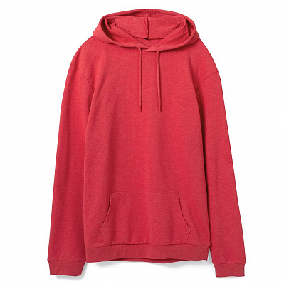 Толстовка с капюшоном унисекс Hoodie  (Красный меланж)