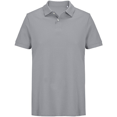 Рубашка поло унисекс Pacific, белая (Серый)