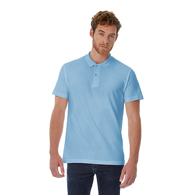 Футболка теннисная ID.001, коралловый (Голубой)