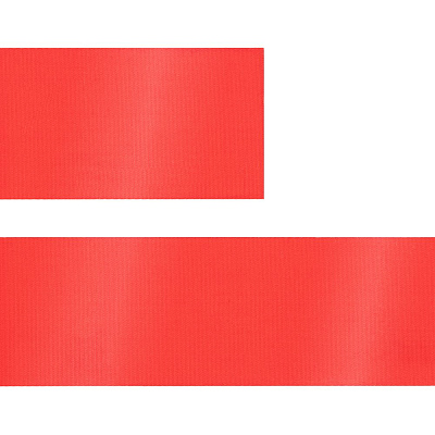 Лента сатиновая Satin 35 XXL, красная, 210 см