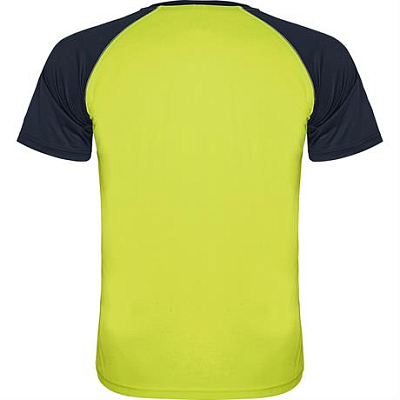 Спортивная футболка INDIANAPOLIS мужская, ФЛУОРЕСЦЕНТНЫЙ ЖЕЛТЫЙ/МОРСКОЙ СИНИЙ 3XL