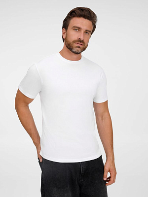 Футболка унисекс T-Bolka 180, красная (Белый)