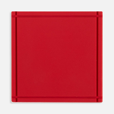 Лейбл из ПВХ Dzeta, L  (Красный)