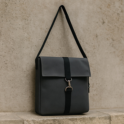 Шоппер Superbag Companion (серый с черным)