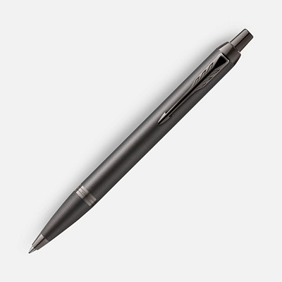 Ручка шариковая Parker IM Professionals Monochrome Titanium, темно-серая (Серый)
