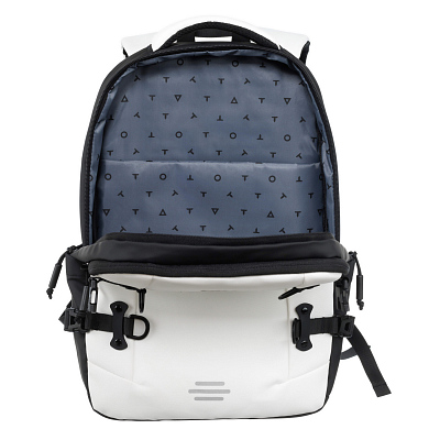 Рюкзак спортивный TORBER Xtreme 18", белый/чёрный, 31 х 12 х 46 см, 17л