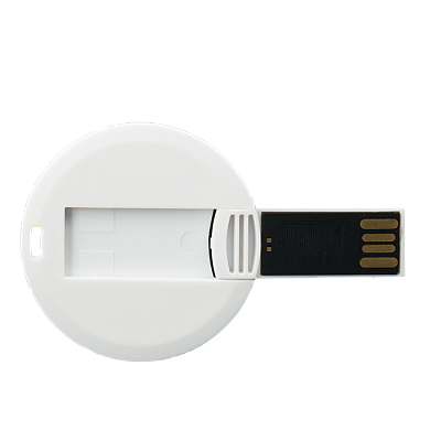 Карточка 09 Визитка круглая , 16Гб (Белый)