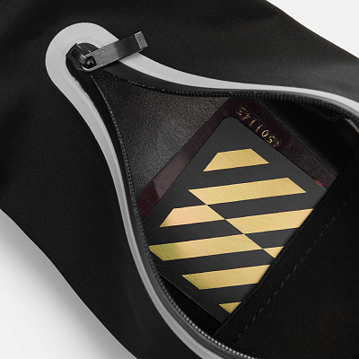 Спортивная поясная сумка Springa, черная