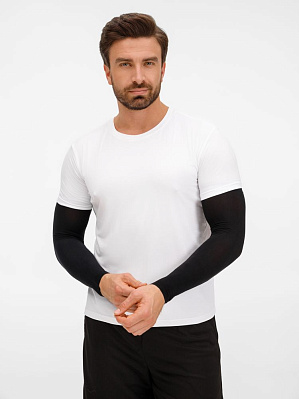 Рукава спортивные Flexor, черные (Чёрный)