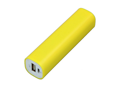 Внешний аккумулятор Digi прямоугольной формы, 2200 mAh (Желтый)