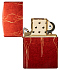 Зажигалка ZIPPO Ombre Flames с покрытием 540 Tumbled Brass, латунь/сталь, разноцветная, 38x13x57 мм - Фото 4