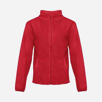 Куртка флисовая мужская Helsinki, серая (Красный)