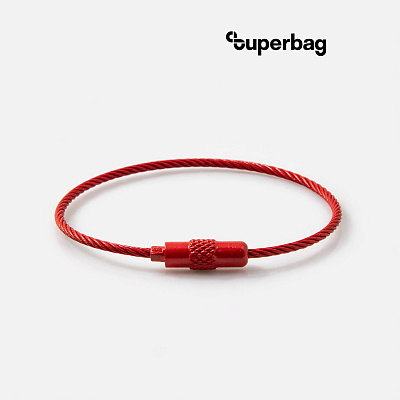 Тросик-кольцо Ring для обвеса, L=15см (красный) (Красный)