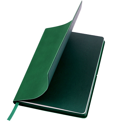 Ежедневник A5 недатированный Massimo в мягком переплёте, темно-зеленый