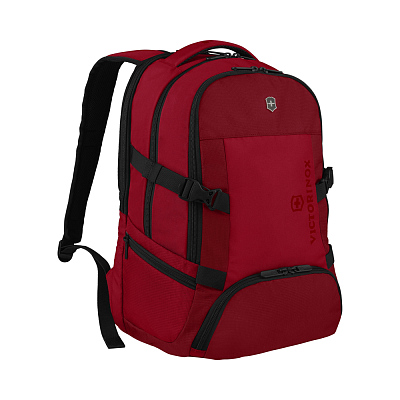 Рюкзак VICTORINOX VX Sport Evo Deluxe Backpack, красный, полиэстер, 35x25x48 см, 28 л