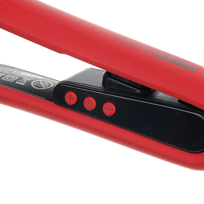 Щипцы-гофре для волос DEWAL BEAUTY Comfort 15x95 мм, красные