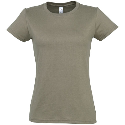 Футболка женская Imperial Women 190, коричневая (терракотовая) (Хаки)