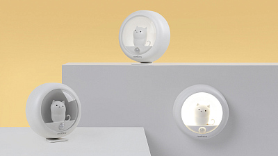 Ночной светильник с датчиком движения Rombica LED Gato