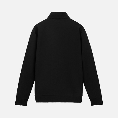 Толстовка на молнии Астин (Astin) черная, размер XXXL