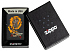 Зажигалка ZIPPO Rick Rietveld с покрытием Black Matte, латунь/сталь, черная, матовая, 38x13x57 мм - Фото 6