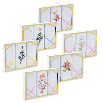 Подарочный набор женских носовых платков "ETNICA" Пв11