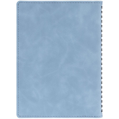 Ежедневник Spring Urban на заказ, недатированный, голубой